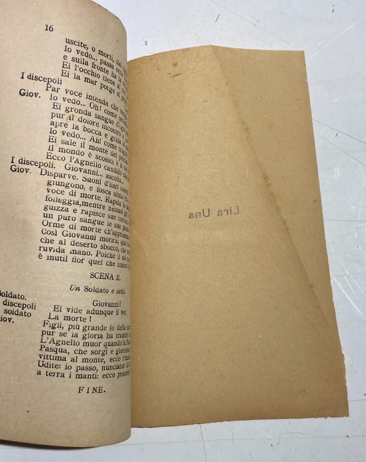 Musica, Teatro: Savino Fiore, Don Giocondo Fino   Il Battista (Palermo, Azione Sacra)