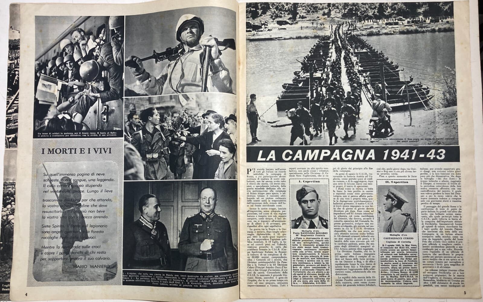 Militaria: Marina, Fronte Russo, Alpini, Croce Rossa   Asso Di Bastoni, 1953