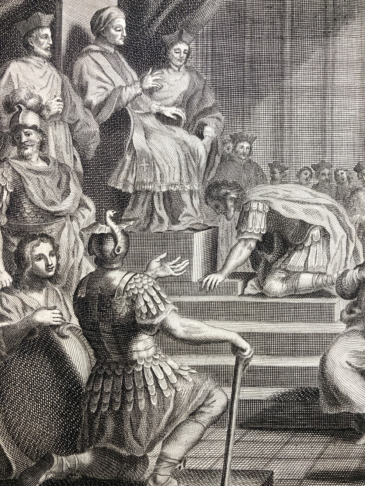 Firenze: Ambasceria A Bonifacio VIII. Incisione Di Allegrini E Zocchi, 1766.