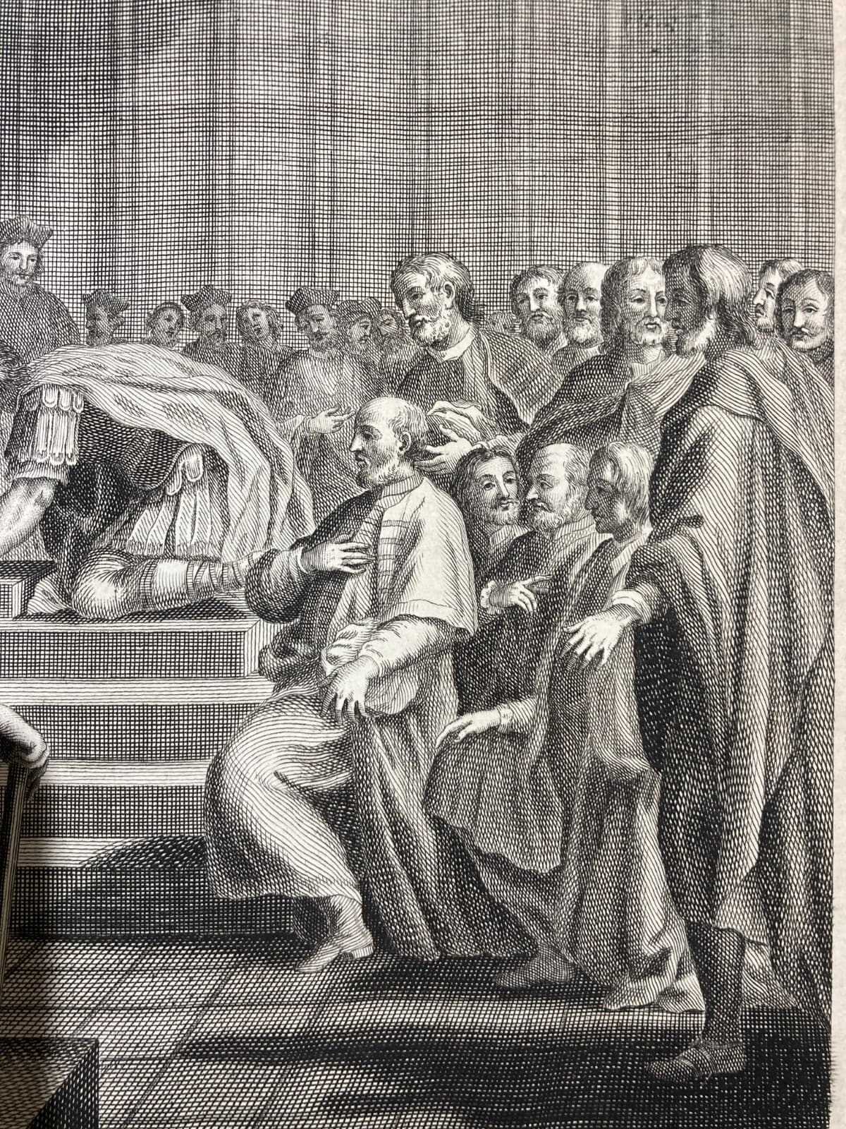 Firenze: Ambasceria A Bonifacio VIII. Incisione Di Allegrini E Zocchi, 1766.