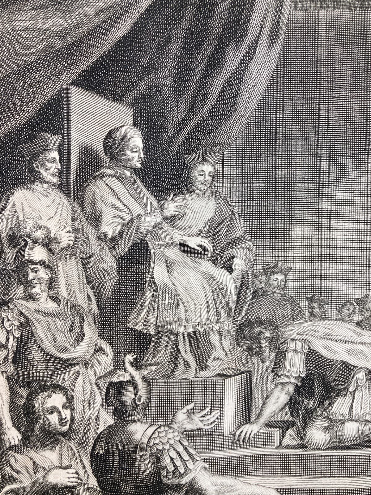 Firenze: Ambasceria A Bonifacio VIII. Incisione Di Allegrini E Zocchi, 1766.