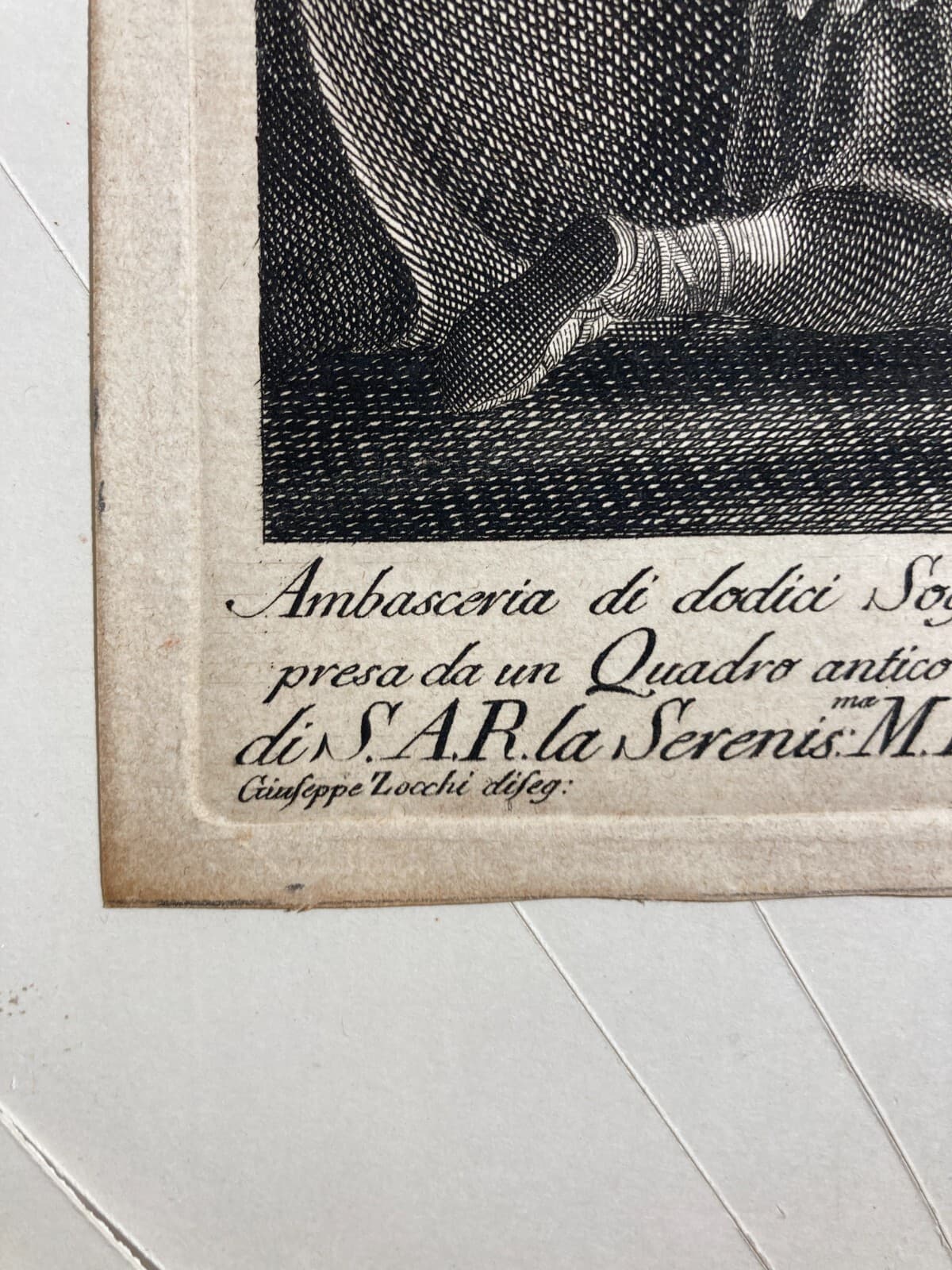 Firenze: Ambasceria A Bonifacio VIII. Incisione Di Allegrini E Zocchi, 1766.