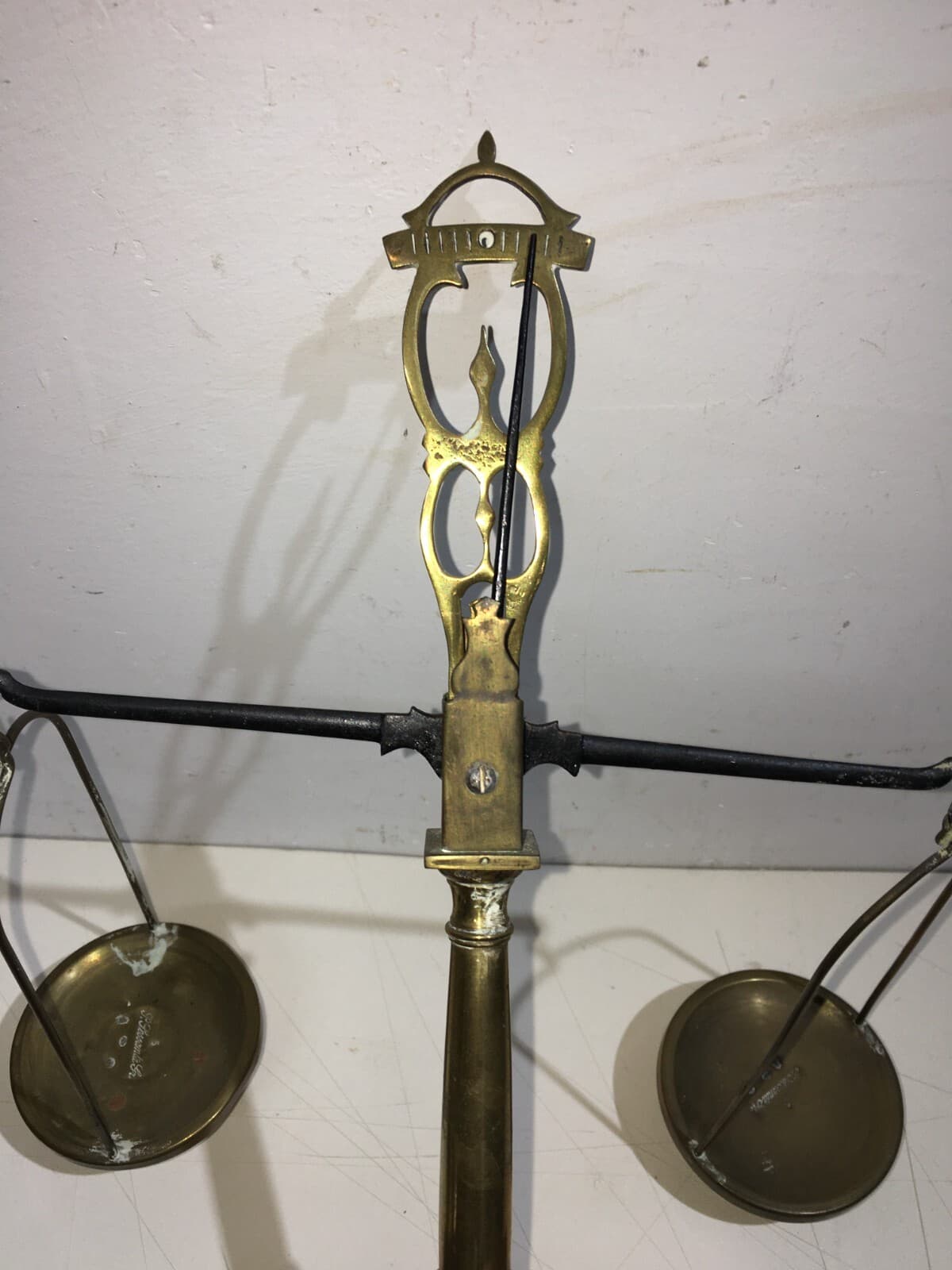 Bilancia Antica Con Pesi Per Farmacia E Oreficeria