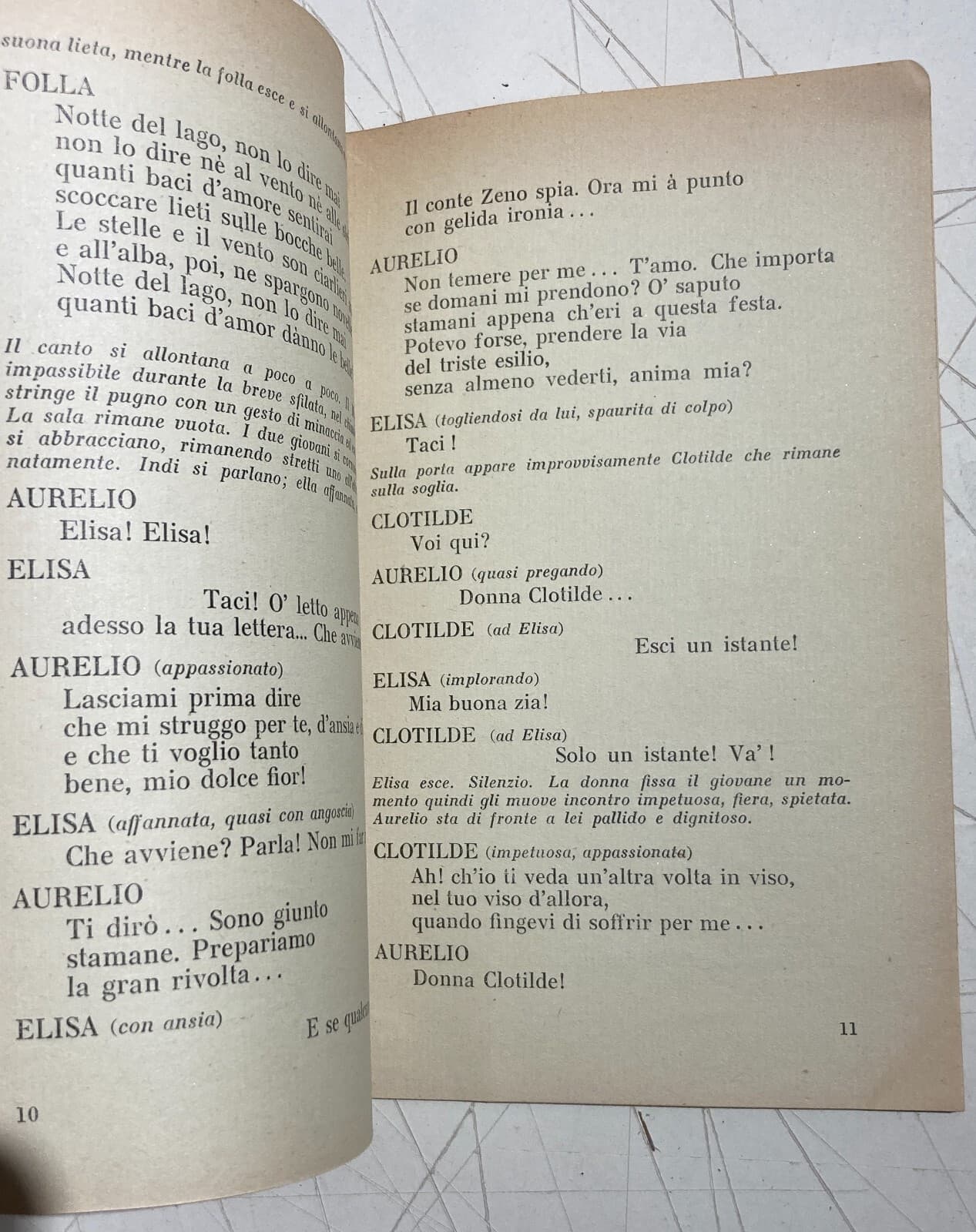 Musica, Teatro, Lago Di Como: Conte Fadda, Conte Zeno, Pick Mangiagalli, Rossato, 1936