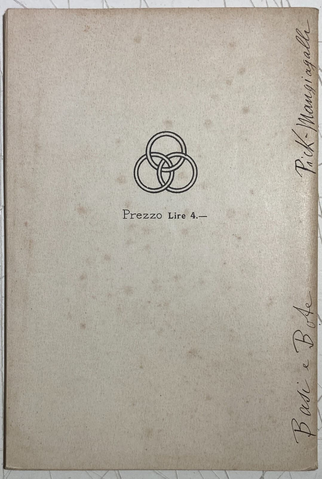 Basi E Bote: Commedia Lirica Di Arrigo Boito, Musica Di R. Pick Mangiagalli   Ricordi, 1932