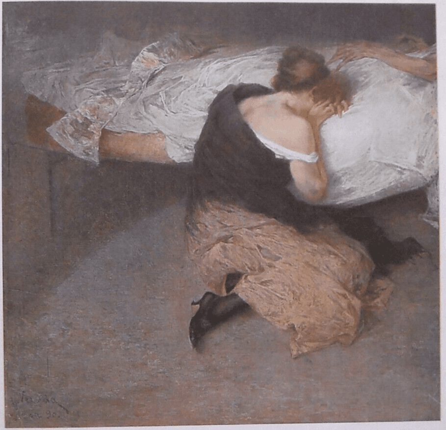 Arte Dell'Ottocento, Trieste, Umberto Veruda, Sii Onesta. Bella Antica Stampa, Danesi Roma