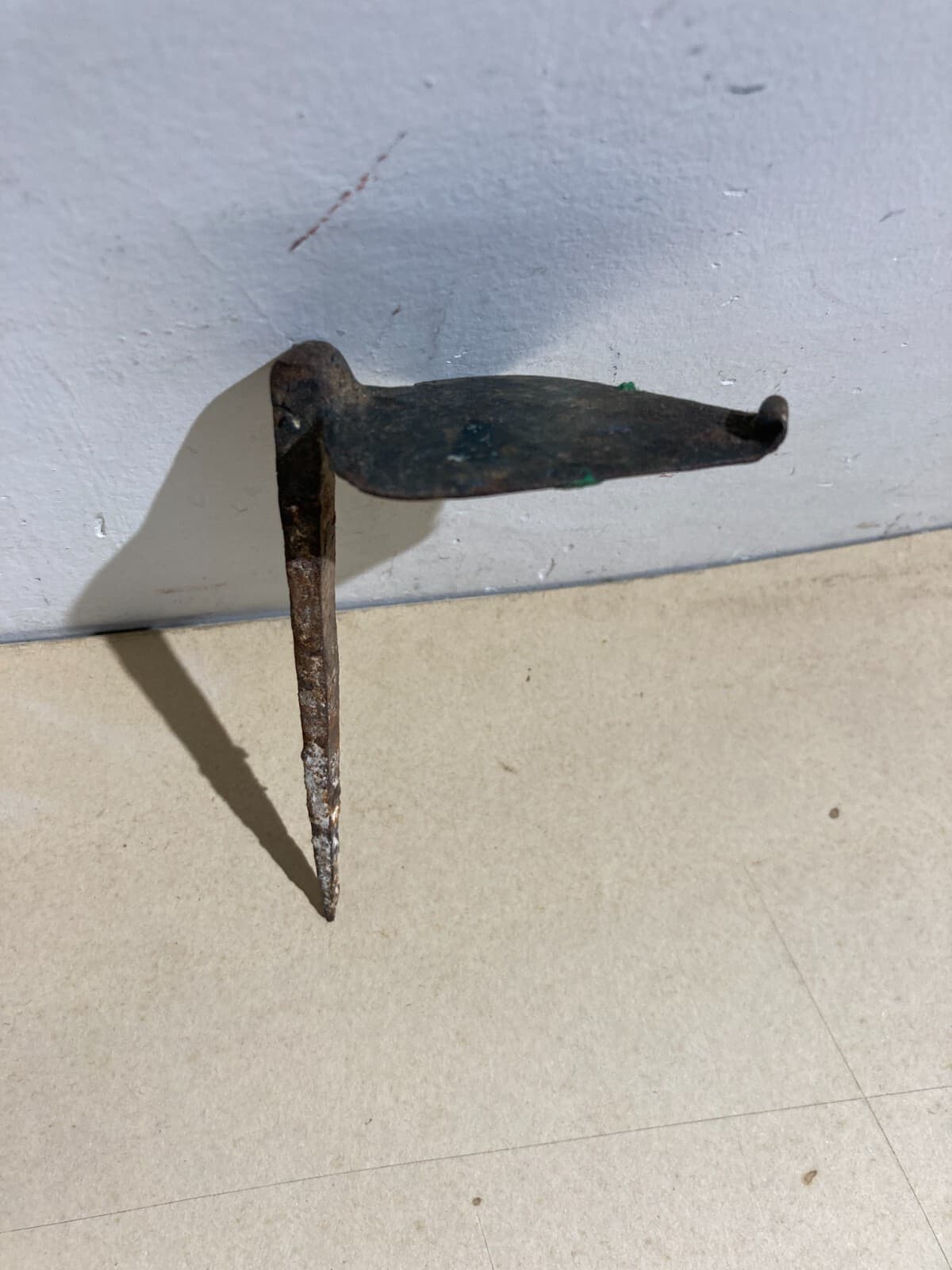 Ferri Da Collezione: Antico Oggetto In Ferro (probabile Supporto)