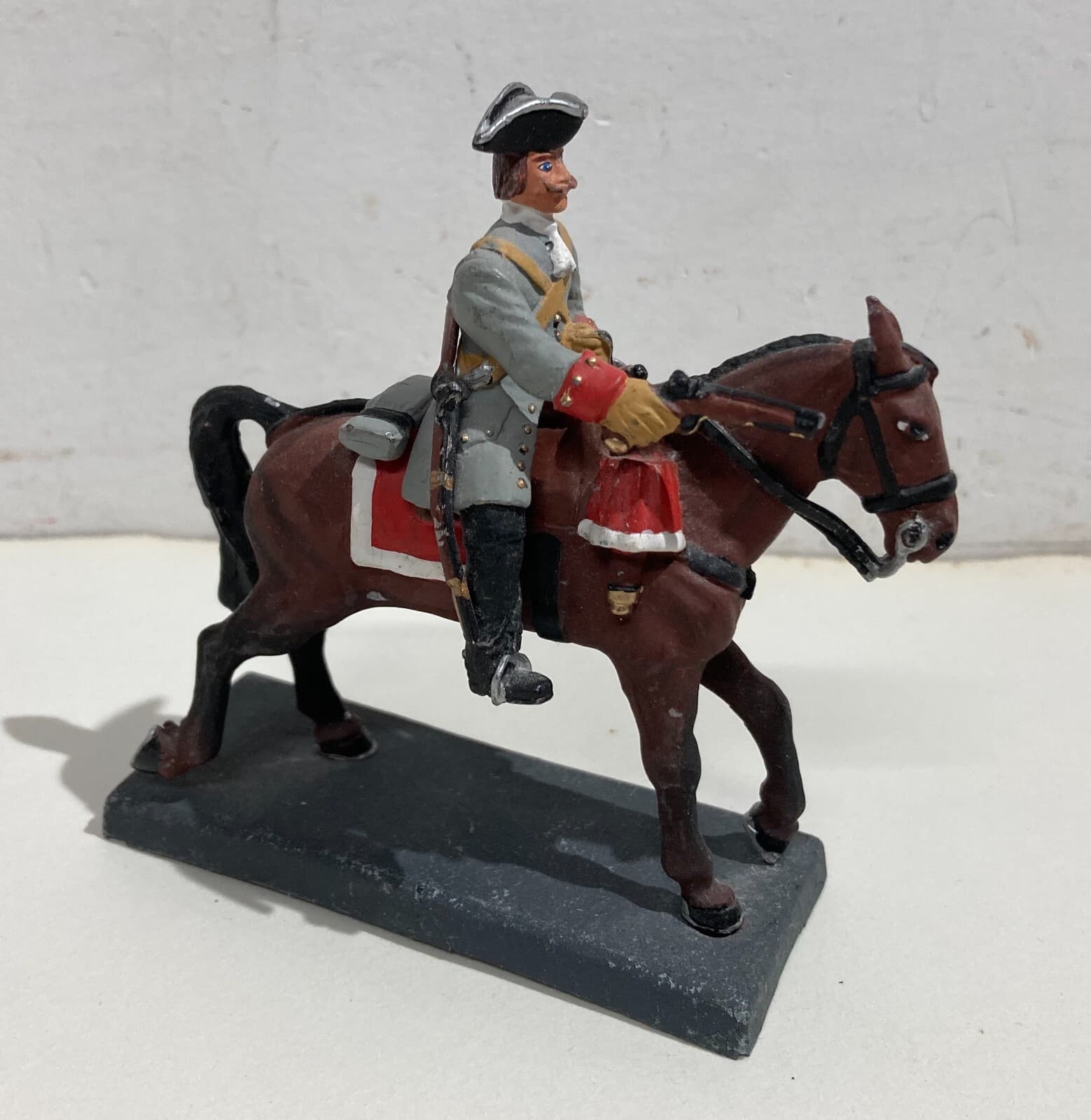 Royal Piedmont 1706 Soldatino A Cavallo In Piombo