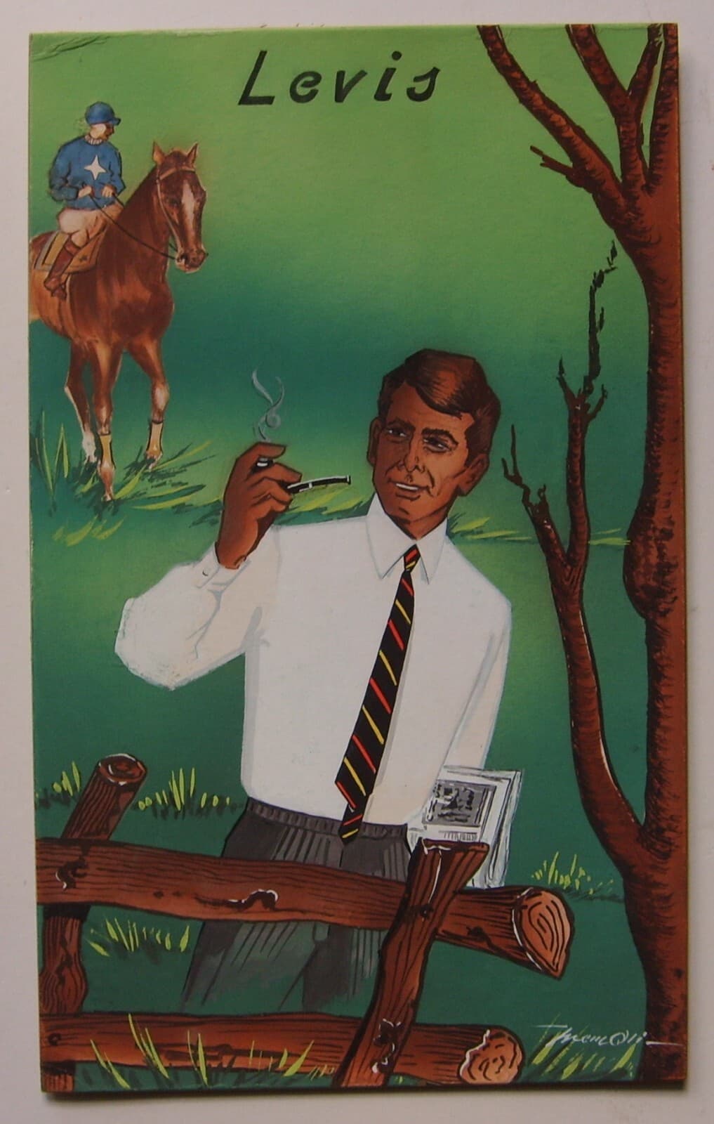 Moda: Abbigliamento Classico E Sportivo   Bozzetto Pubblicitario Levis