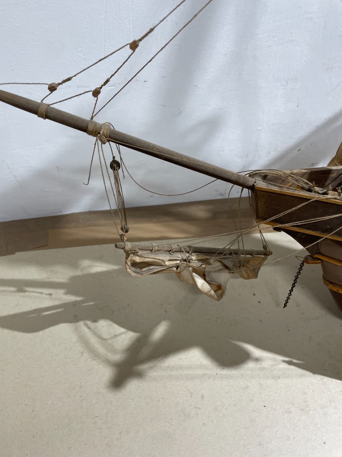 Modello Di Antico Veliero Santa Maria (caravella Di Colombo)