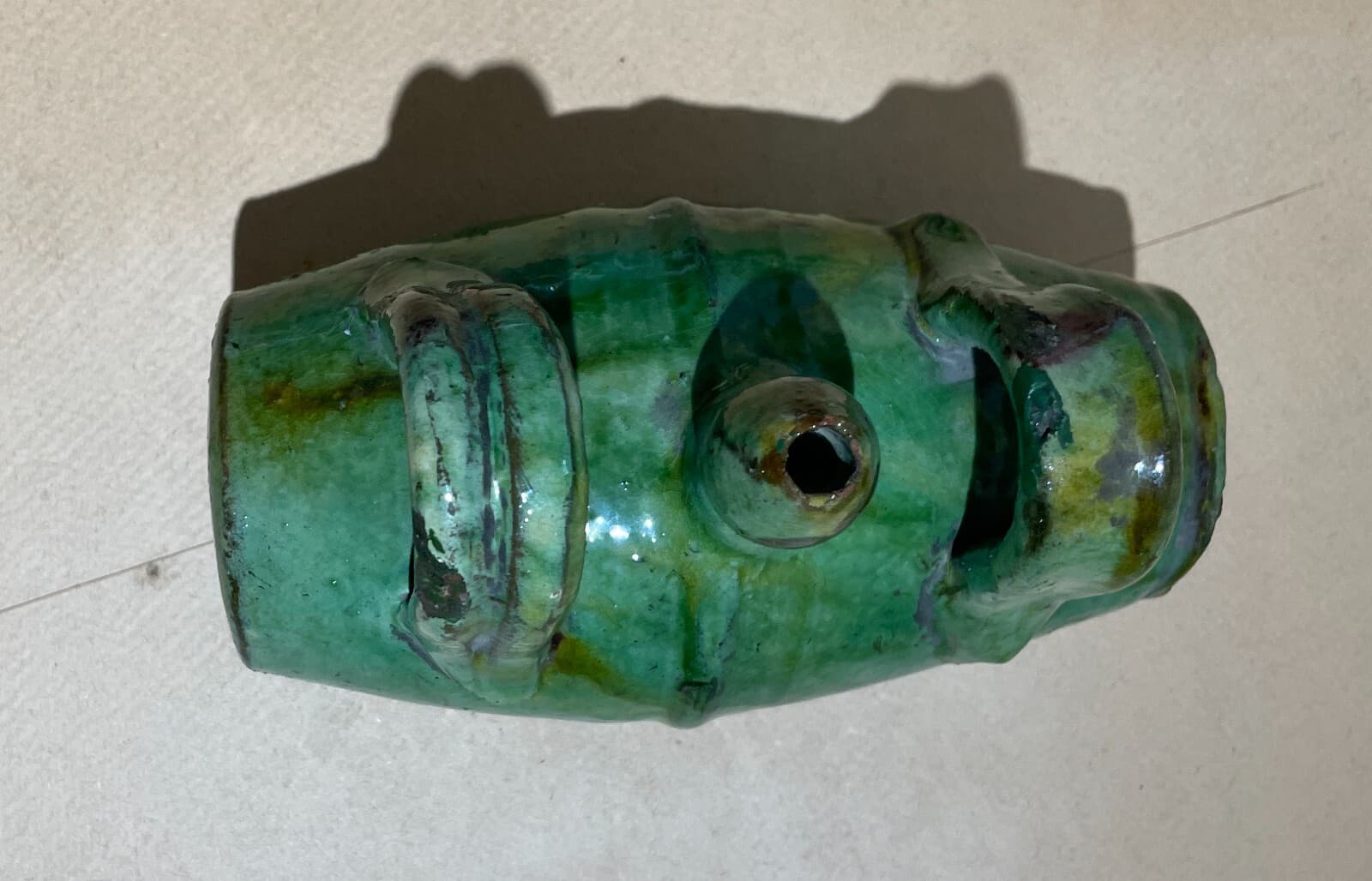 Arte Popolare: Artigianato Della Ceramica. Borraccia Da Collezione