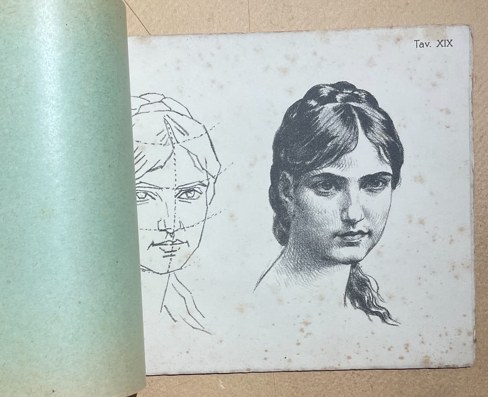 Arte: Ernesto Fontana, Antico Album Corso Di Disegno Figurato, Milano, Tensi