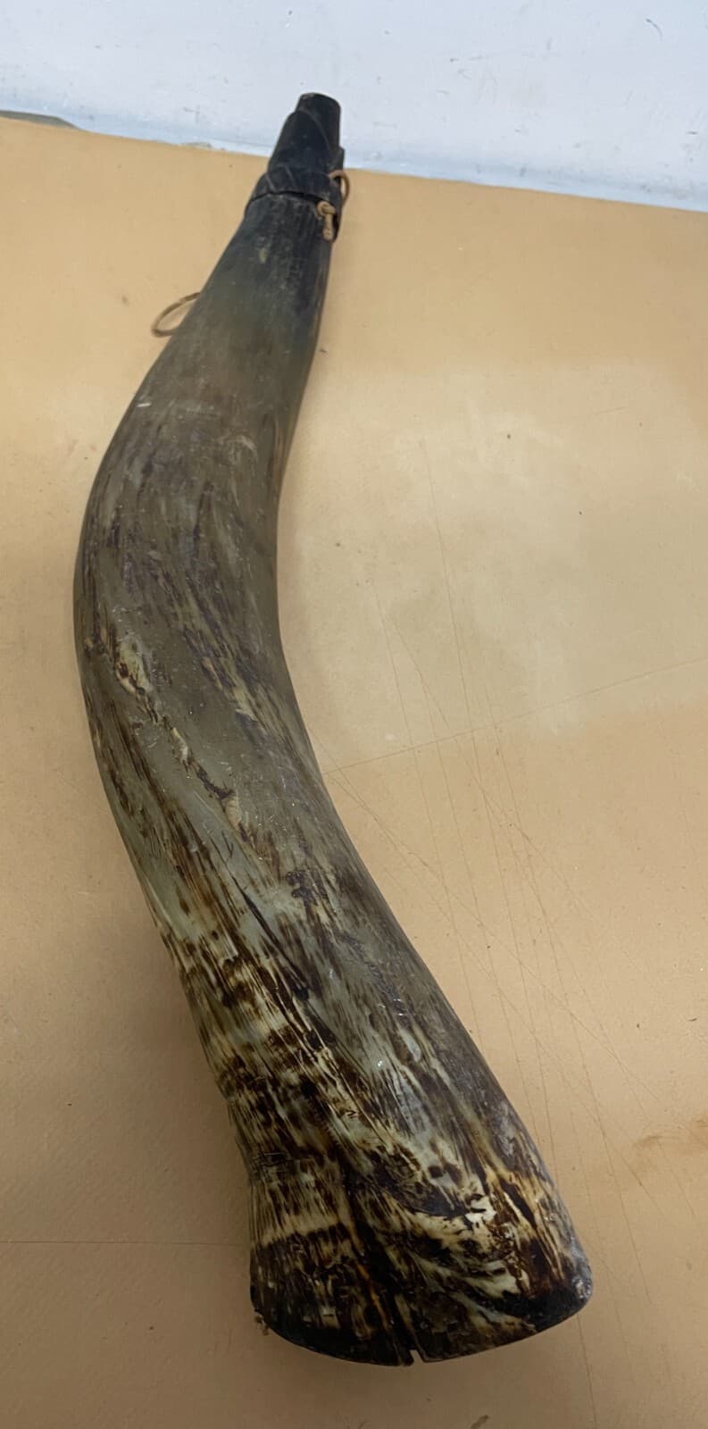 Borraccia In Corno Di Osso Intagliato   Artigianato Popolare Meridionale