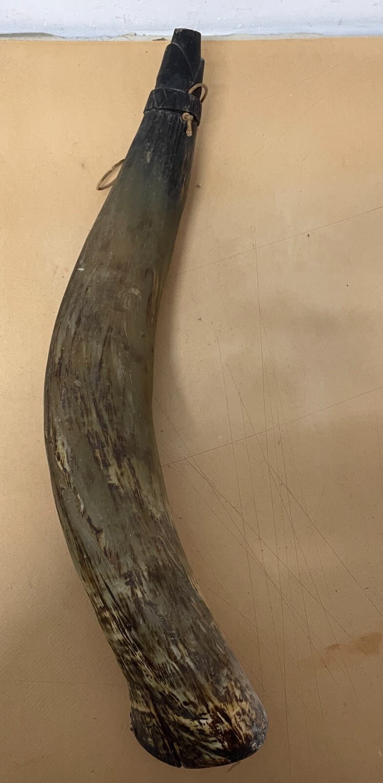 Borraccia In Corno Di Osso Intagliato   Artigianato Popolare Meridionale