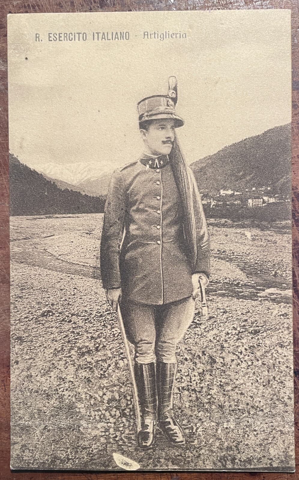 Militaria: Esercito Italiano, Artigliere In Divisa. Cartolina Antica Da Collezione