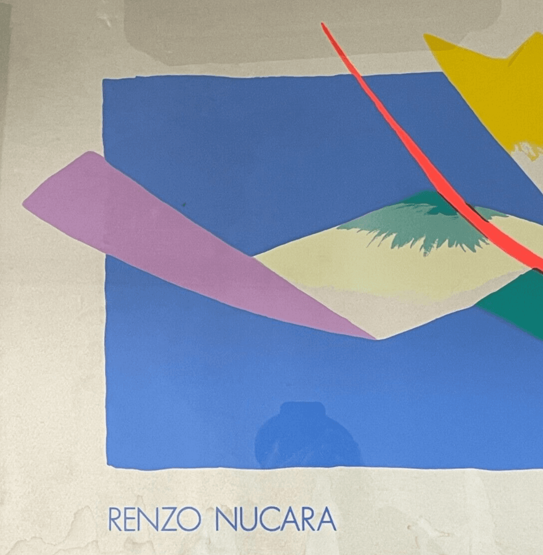 Arte Contemporanea   Grande Grafica Policroma   Samurai   Artista Renzo Nucara   1990
