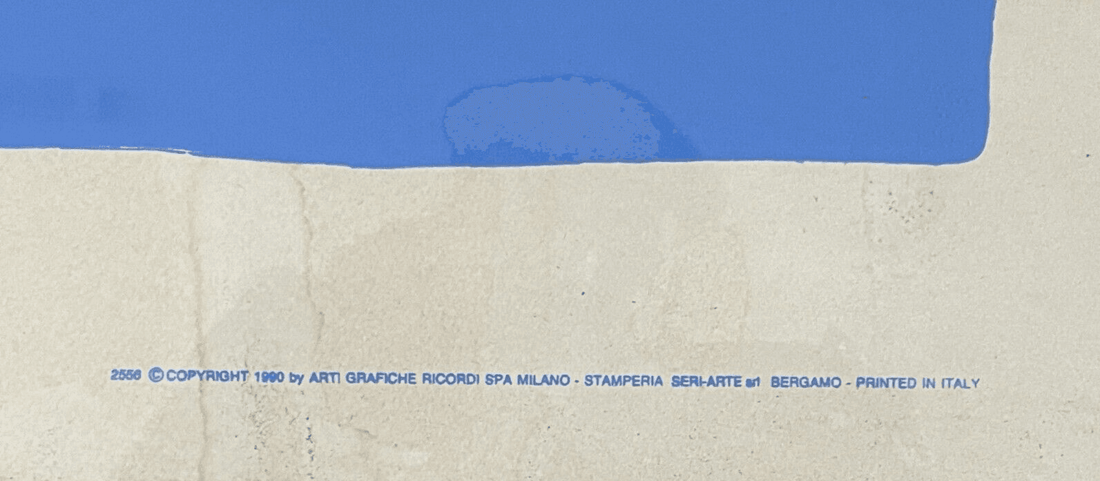 Arte Contemporanea   Grande Grafica Policroma   Samurai   Artista Renzo Nucara   1990