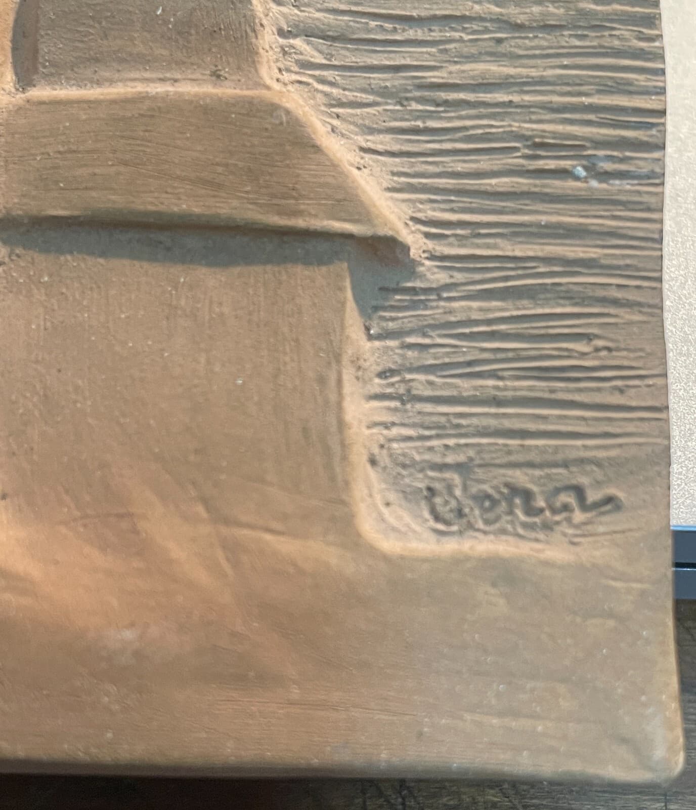 Veduta Architettonica Artistica, Scultura In Terracotta Firmata