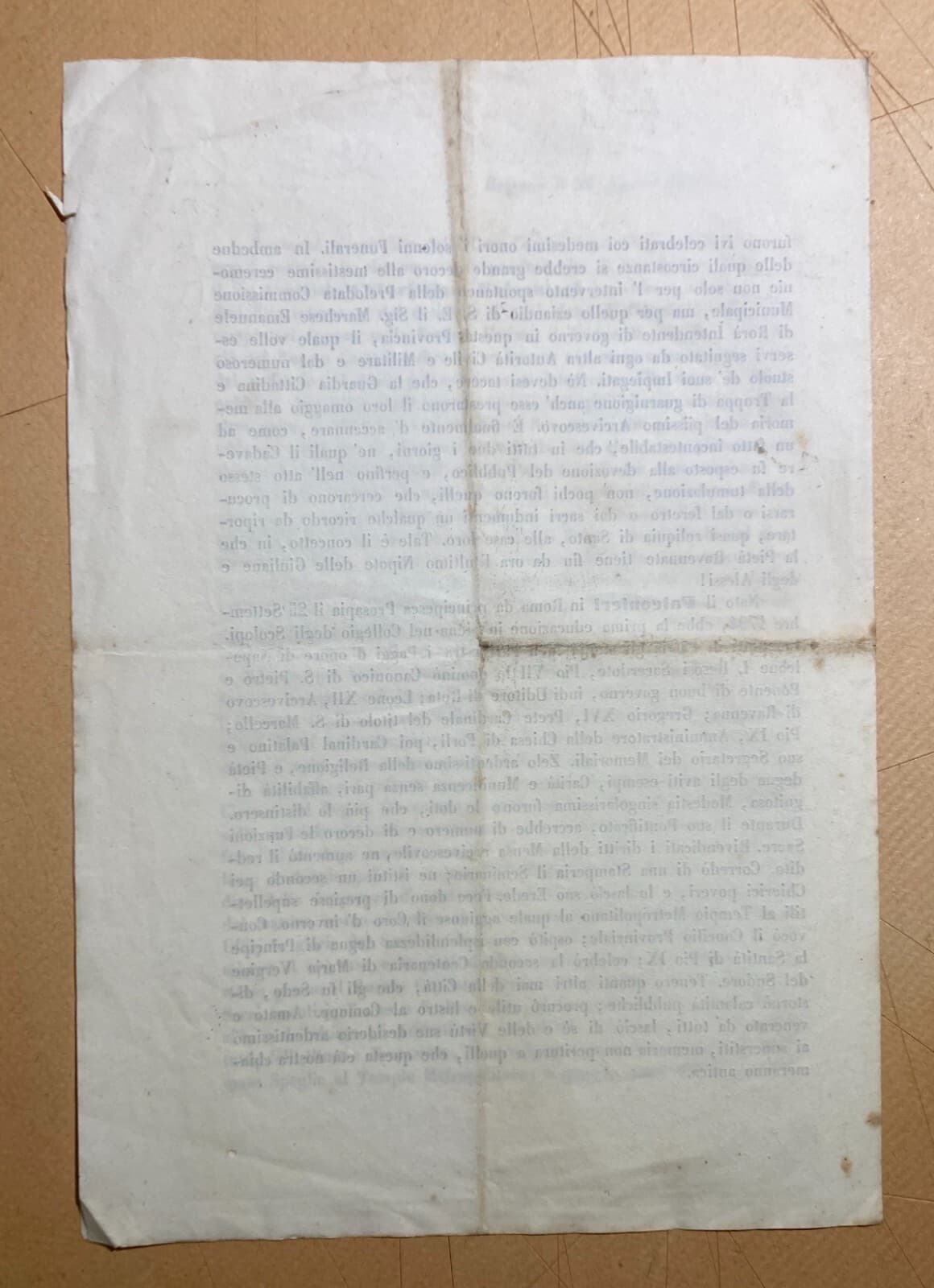 Antico Necrologio Del Principe Cardinale Falconieri, Arcivescovo Di Ravenna, 1859