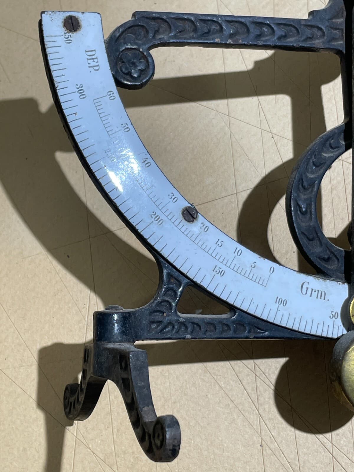 Antichi Strumenti Di Misura: Bilancia Postale Pesa Lettere