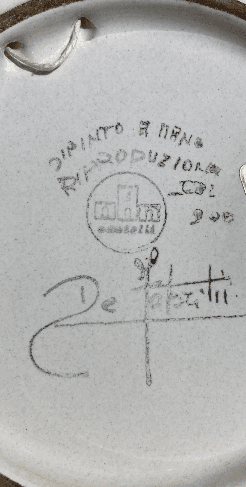 Artistico Piatto In Ceramica   Abruzzo   Castelli   De Fabritiis   Astrologia   Luna