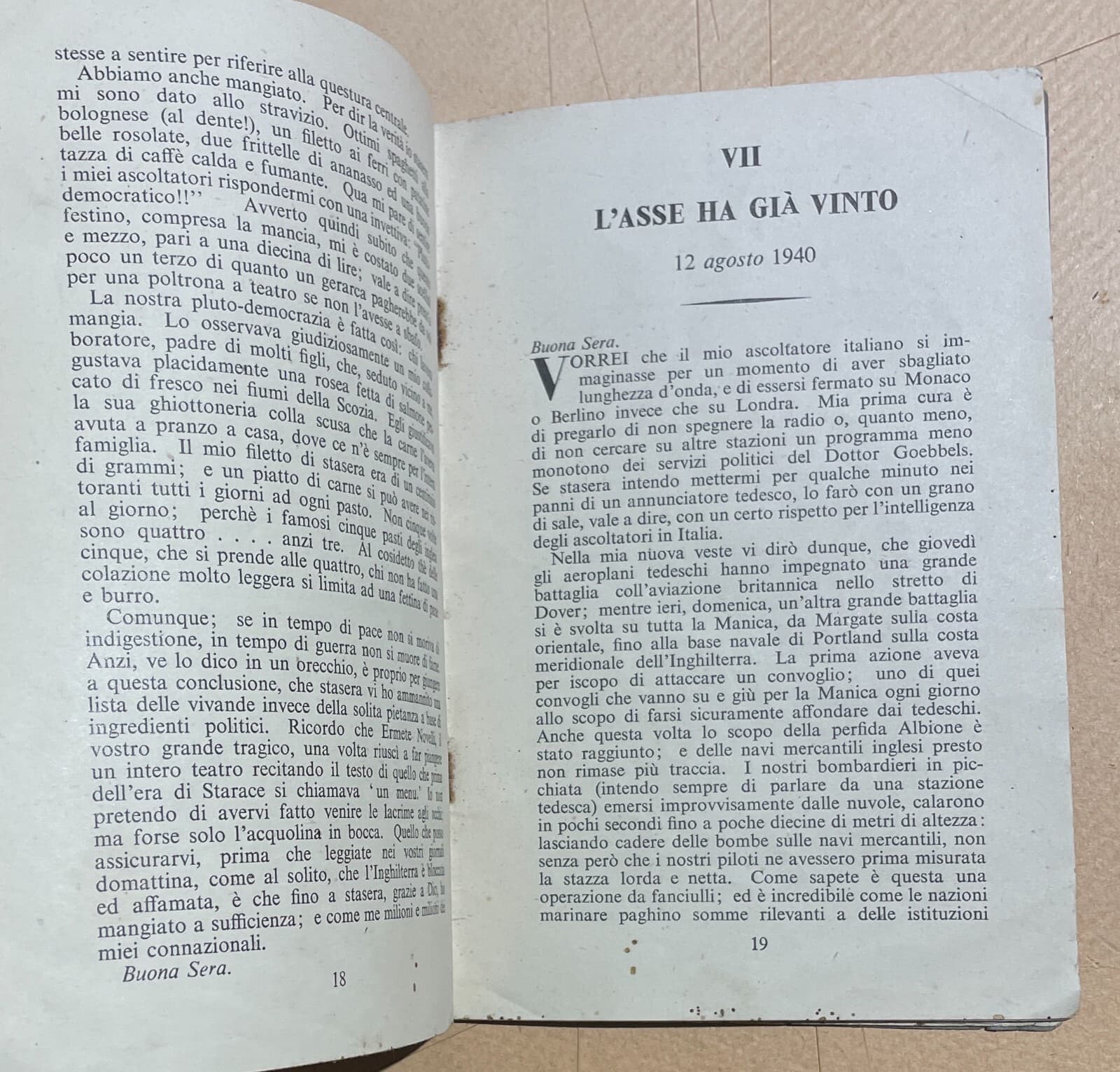 È Al Microfono Il Colonnello Stevens. Vol. II: Giugno Settembre 1940