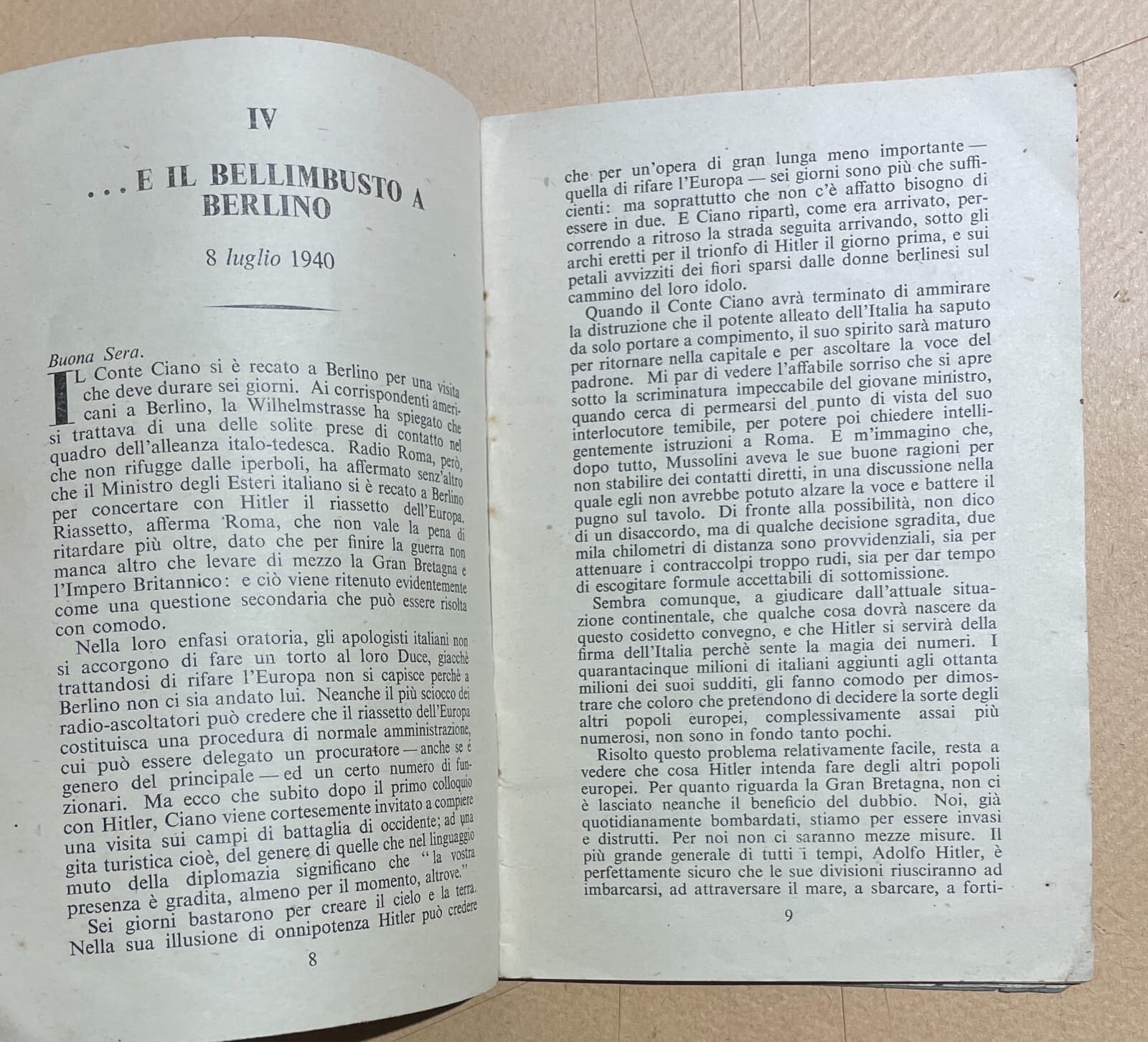 È Al Microfono Il Colonnello Stevens. Vol. II: Giugno Settembre 1940