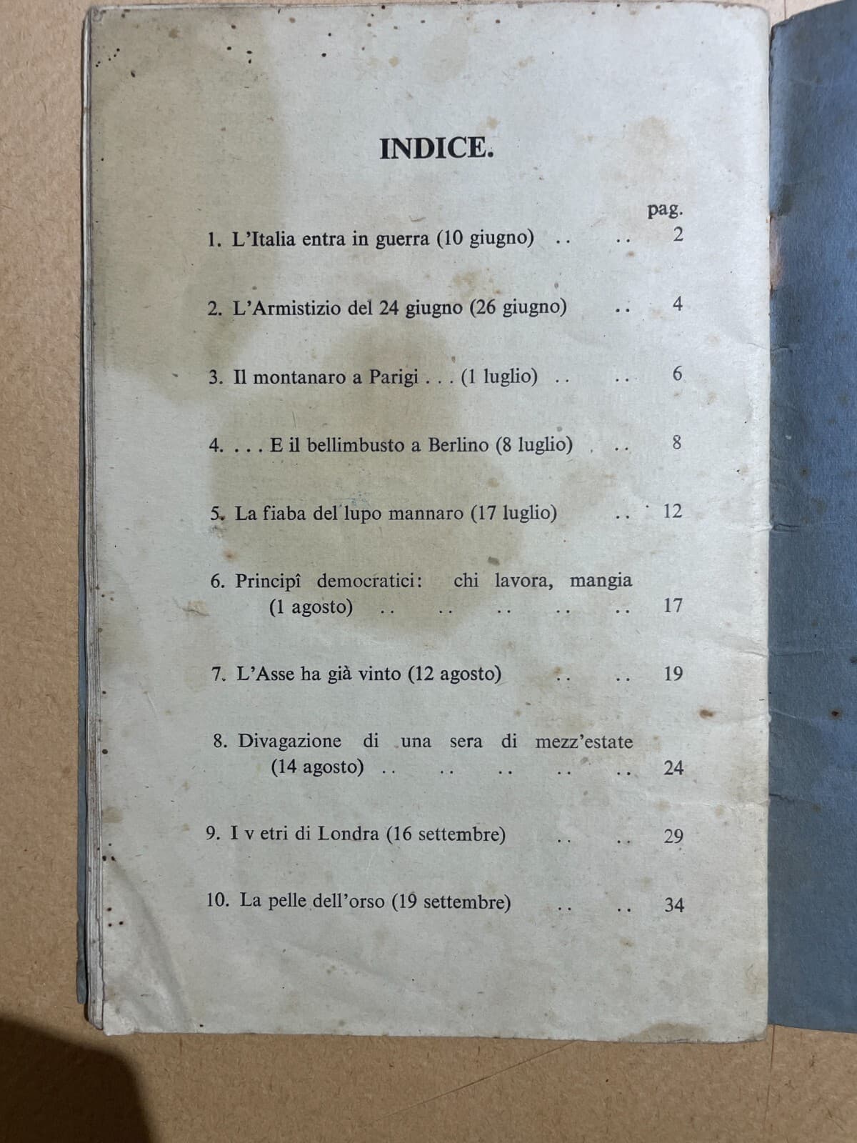 È Al Microfono Il Colonnello Stevens. Vol. II: Giugno Settembre 1940