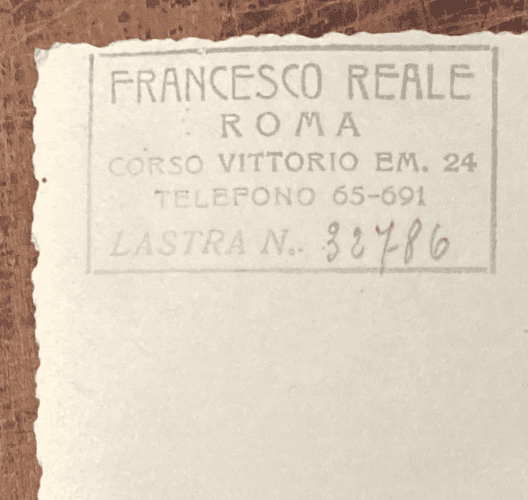 Fotografia d'Epoca: Ritratto Di Bambini, Francesco Reale, Roma