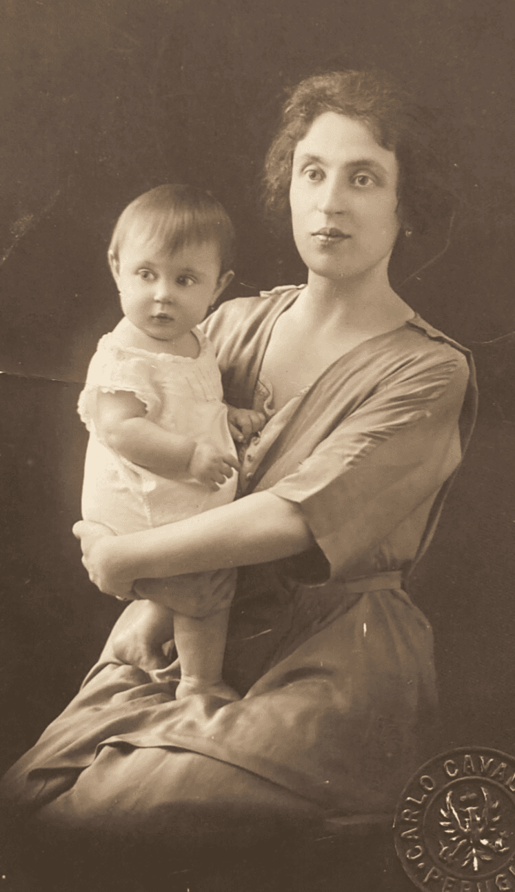 Fotografia Da Collezione: Fotografo Cavalieri, Perugia, Maternità, 1923