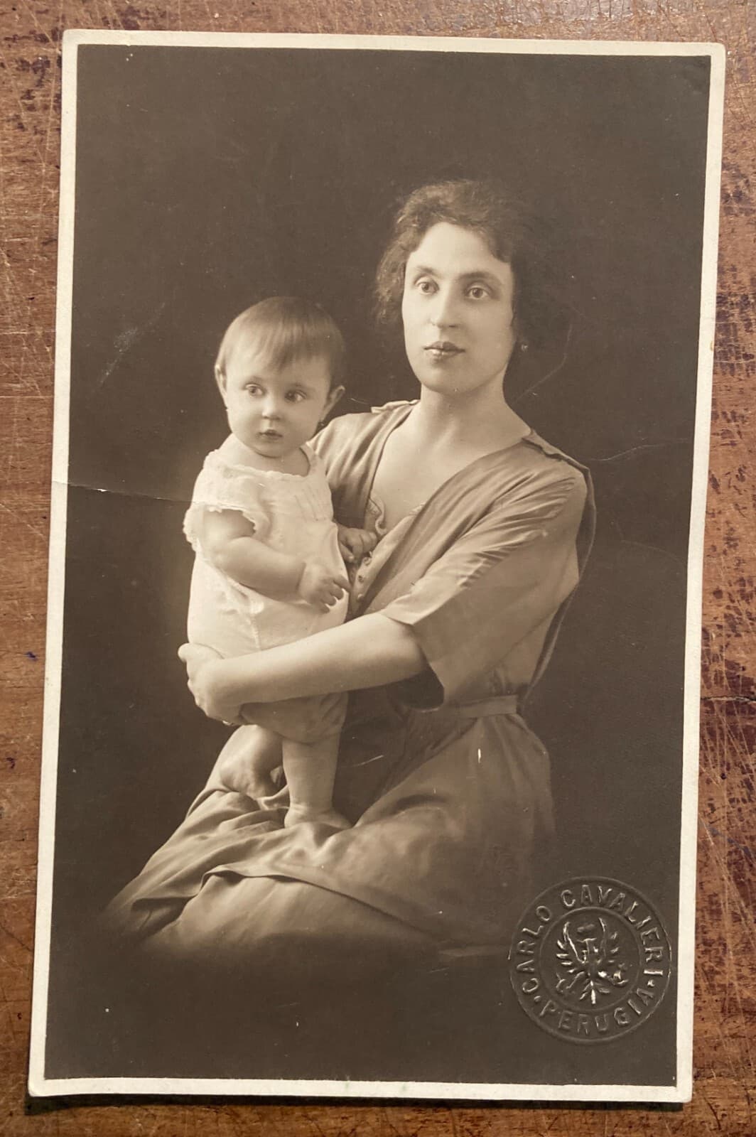 Fotografia Da Collezione: Fotografo Cavalieri, Perugia, Maternità, 1923