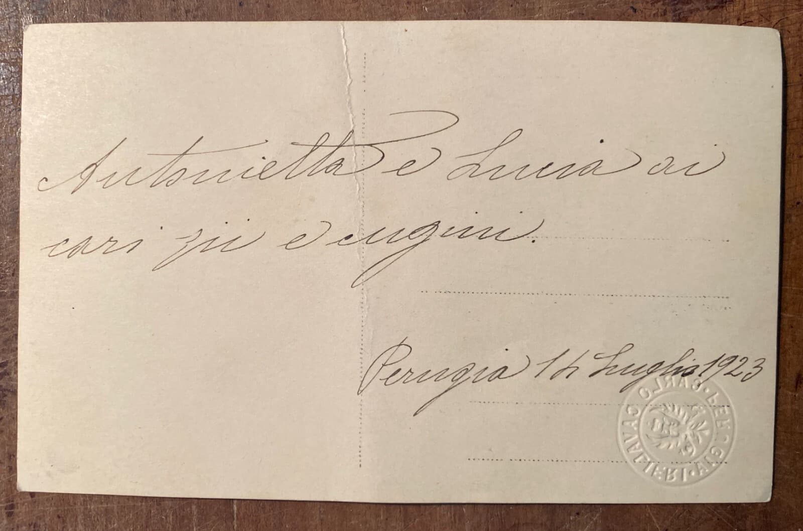 Fotografia Da Collezione: Fotografo Cavalieri, Perugia, Maternità, 1923