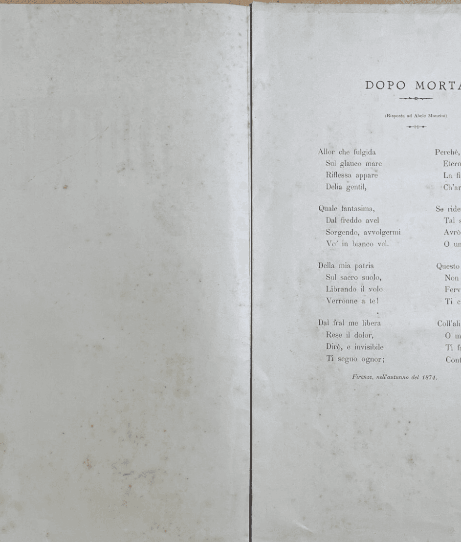 Musica   Antico Spartito Musicale   Basilicata   Melfi   Lobello Perisi   Abele Mancini