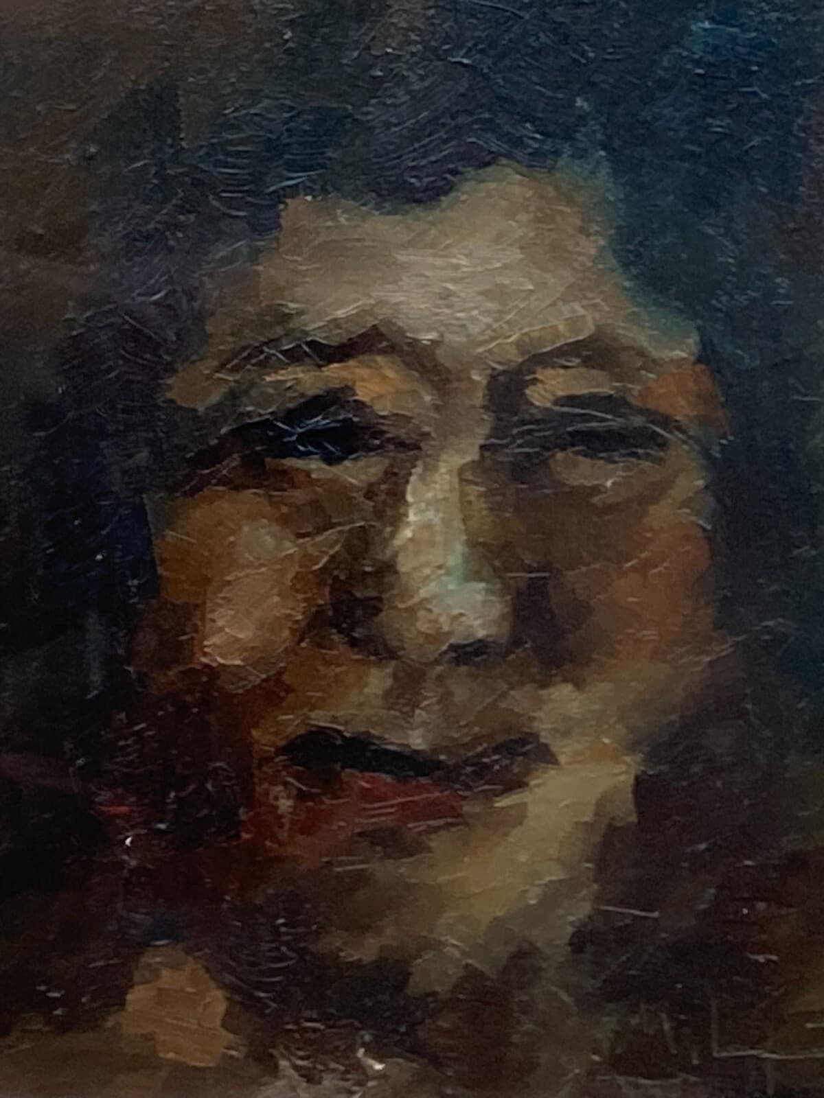 Mariano Imperatori, Maria La Zingara Pescarese   Dipinto A Olio, 1977