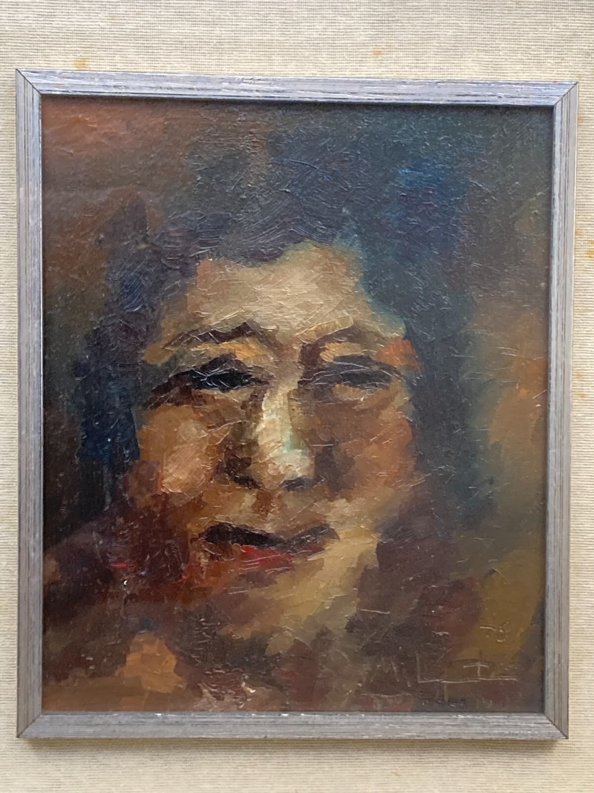 Mariano Imperatori, Maria La Zingara Pescarese   Dipinto A Olio, 1977