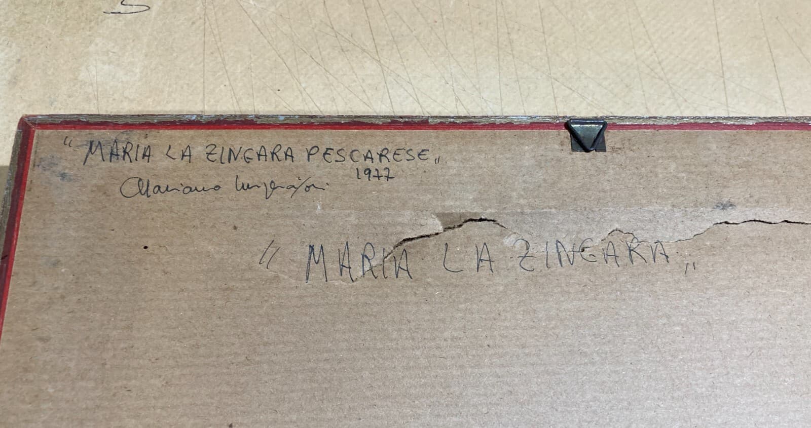 Mariano Imperatori, Maria La Zingara Pescarese   Dipinto A Olio, 1977