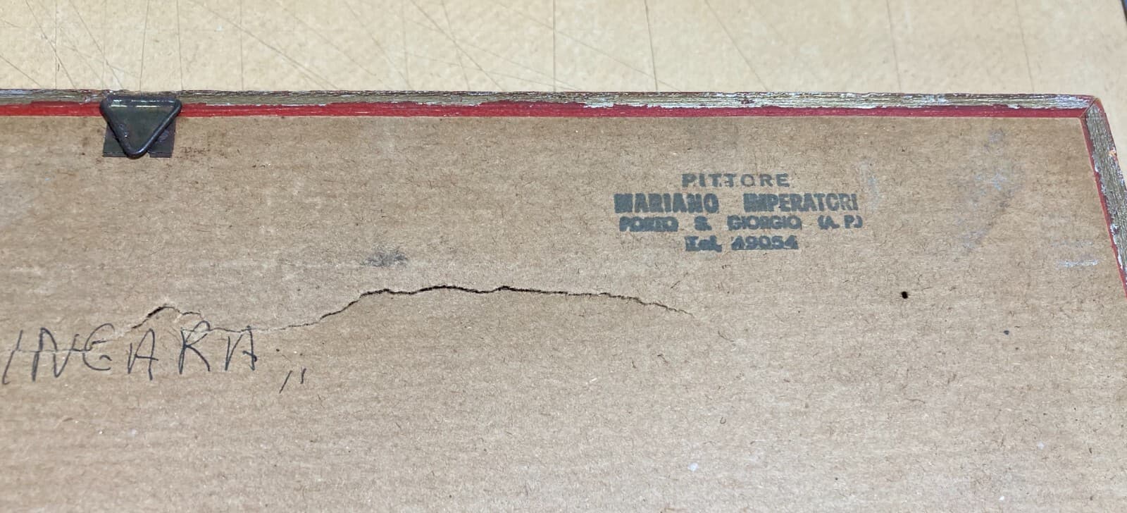 Mariano Imperatori, Maria La Zingara Pescarese   Dipinto A Olio, 1977