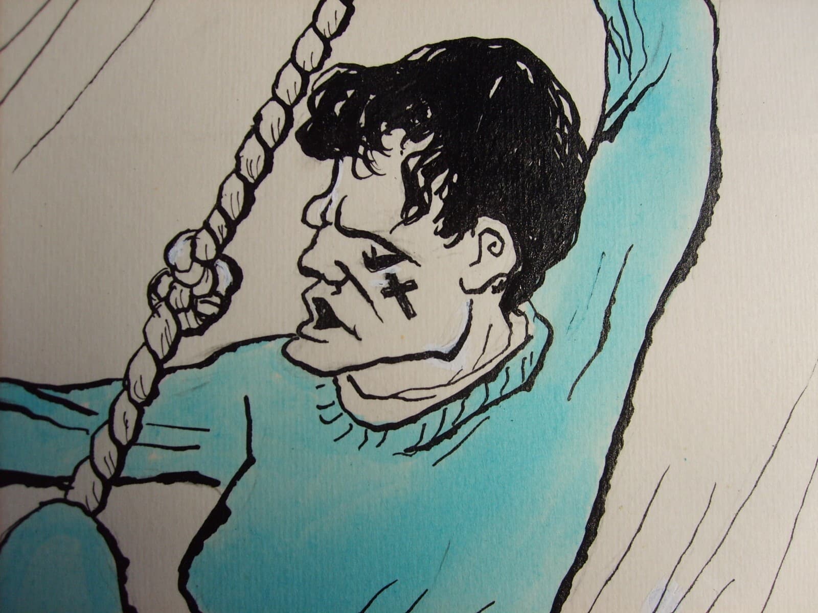 Umberto Onorato: Ritratto Di Anthony Ainley In Amleto, 1966