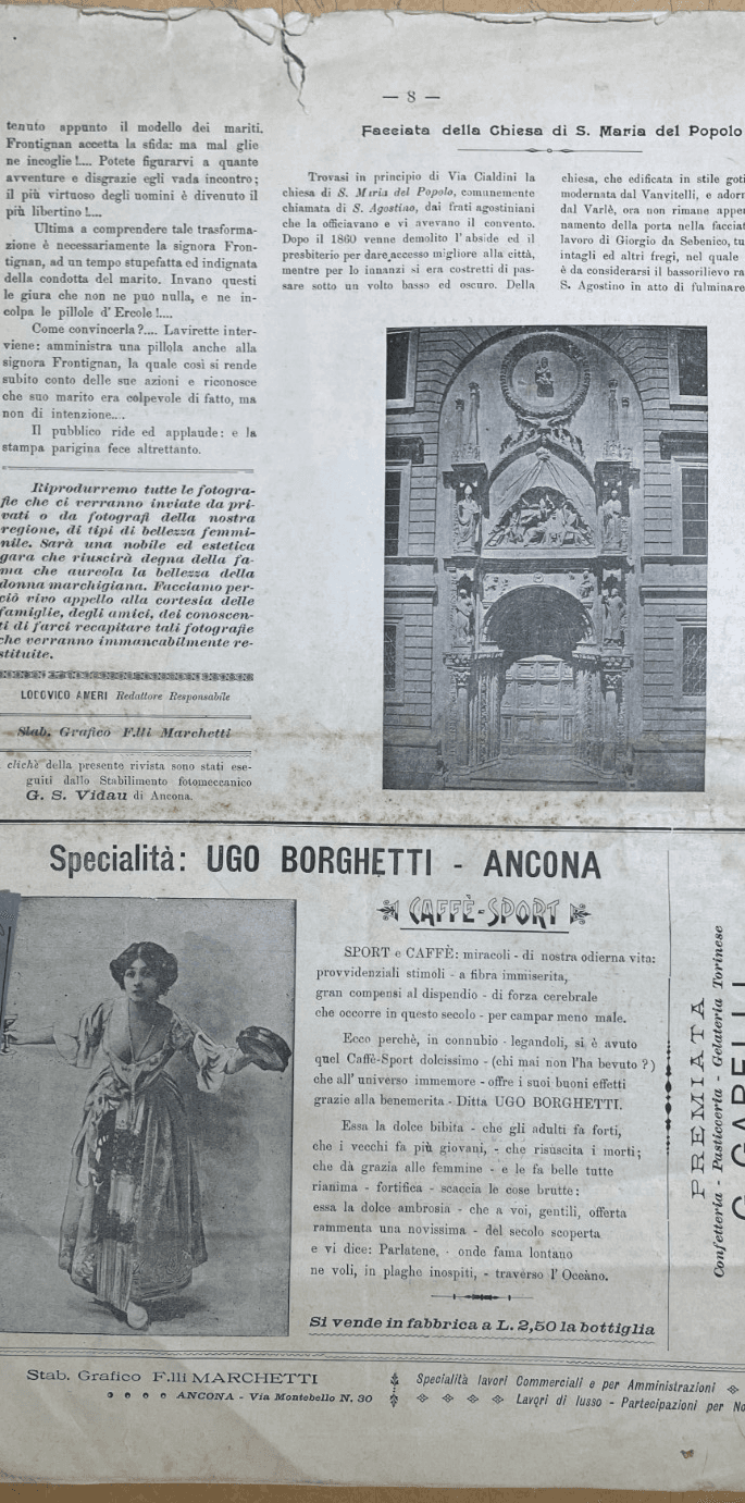 L'Illustrazione Marchigiana: Ancona, 21 Gennaio 1904 (Anno I, N. 1)