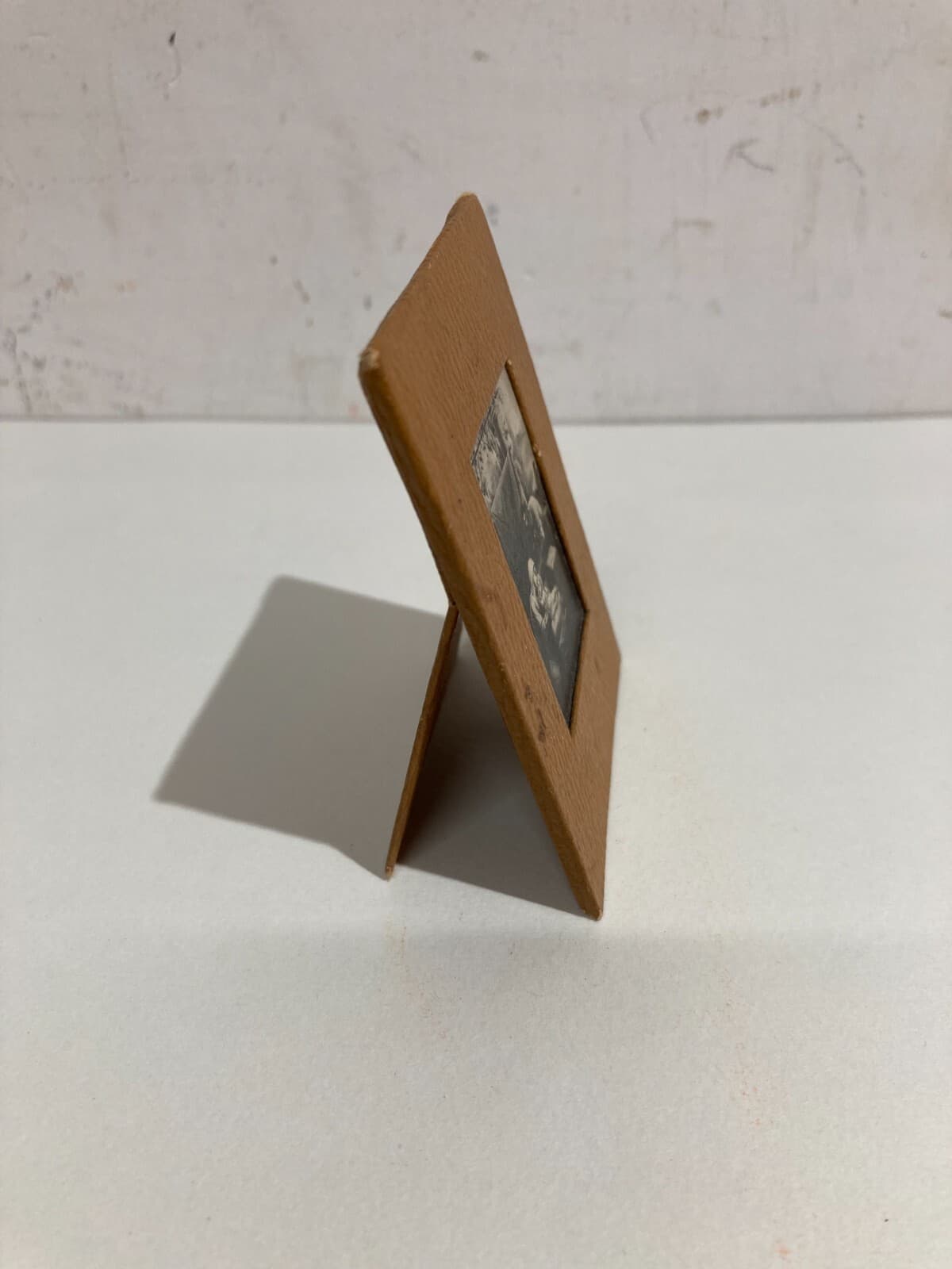 Mini Fotografia Antica, Scena Devozionale Con Supporto