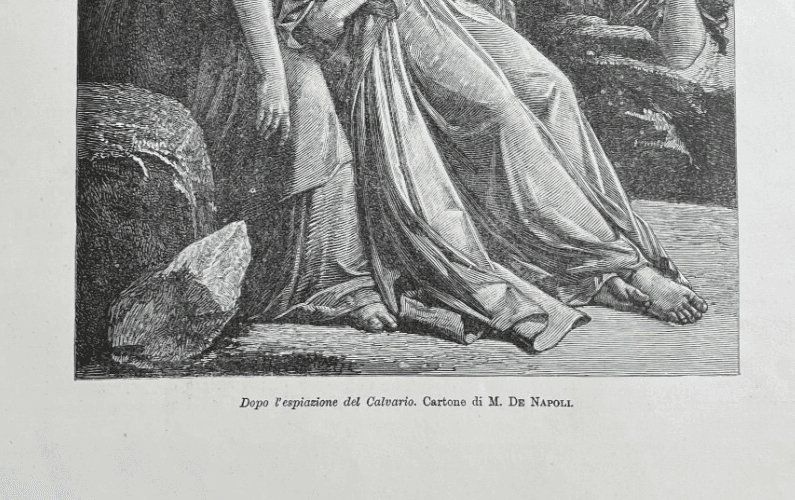 Arte In Puglia: Michele De Napoli, Illustrazione Devozionale, Antica Stampa