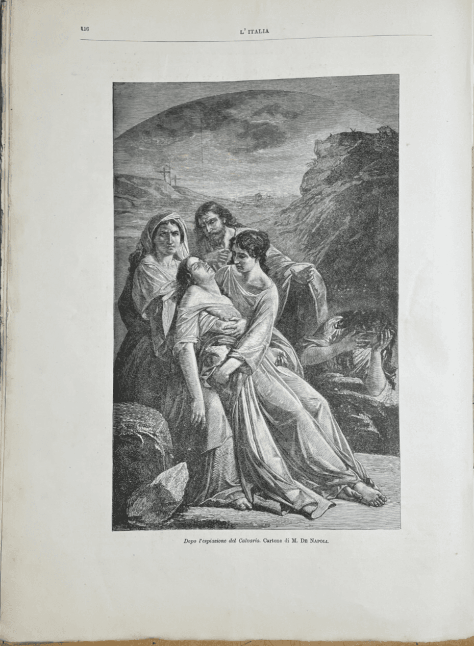 Arte In Puglia: Michele De Napoli, Illustrazione Devozionale, Antica Stampa