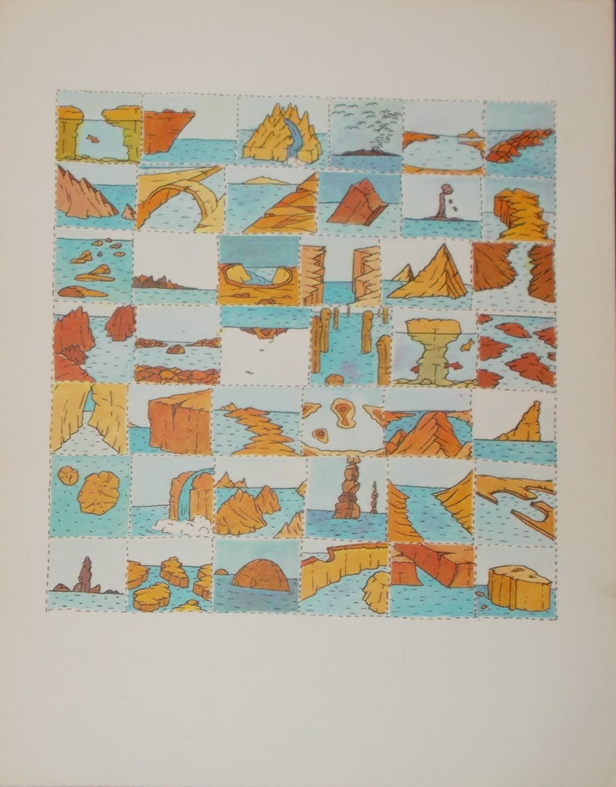 Pablo Echaurren, "Le Restanti Sono Andate Perdute". Grafica A Colori Bolaffi Arte.