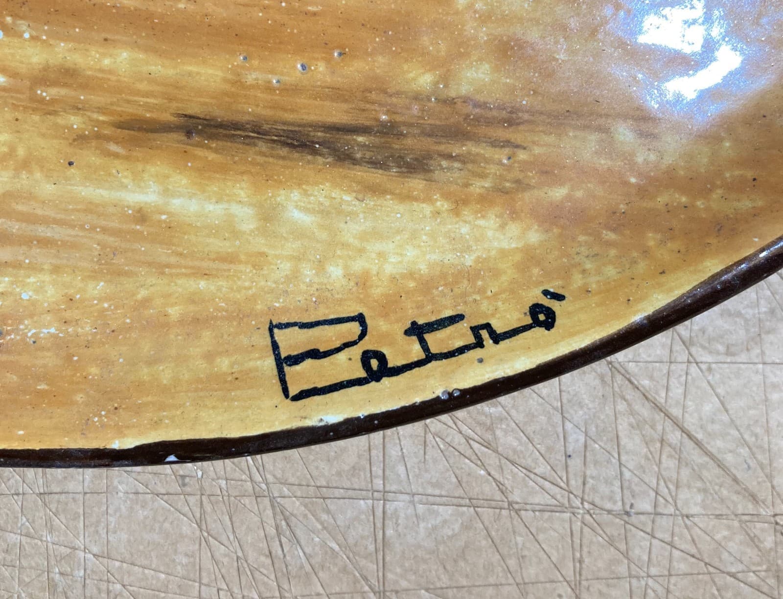 Artistica Ceramica: Composizione Di Frutta, Manifattura Troise, Campobasso