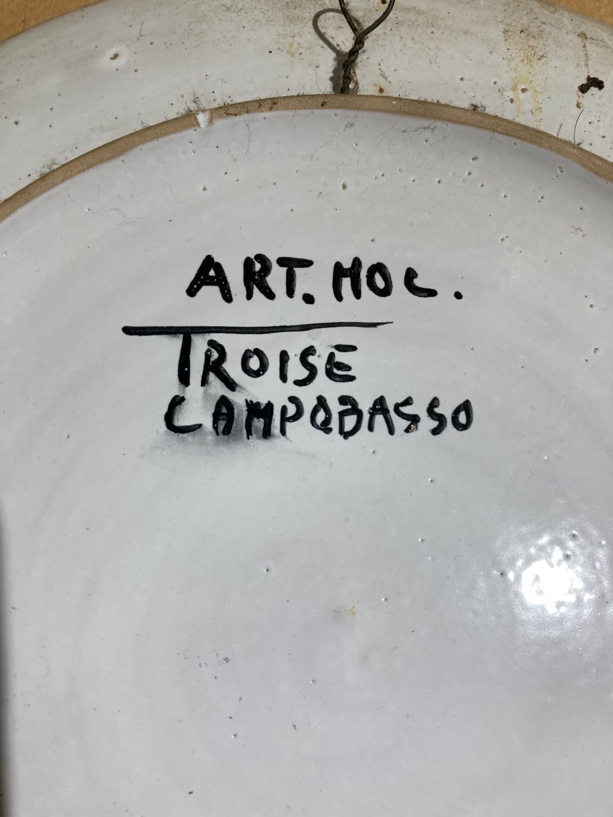 Artistica Ceramica: Composizione Di Frutta, Manifattura Troise, Campobasso