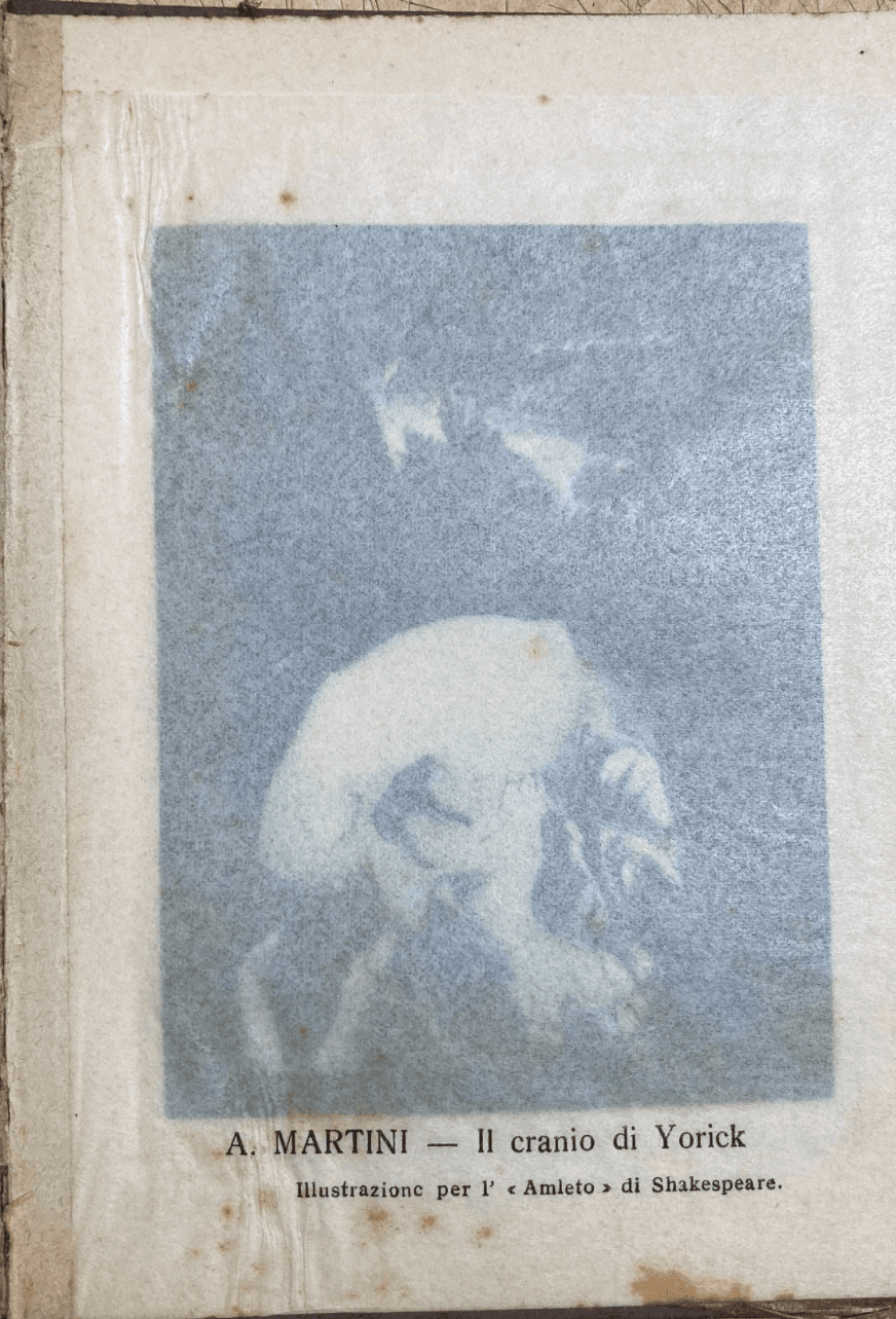 Alberto Martini: Il Cranio Di Yorik (Amleto Di Shakespeare), Arte Simbolista