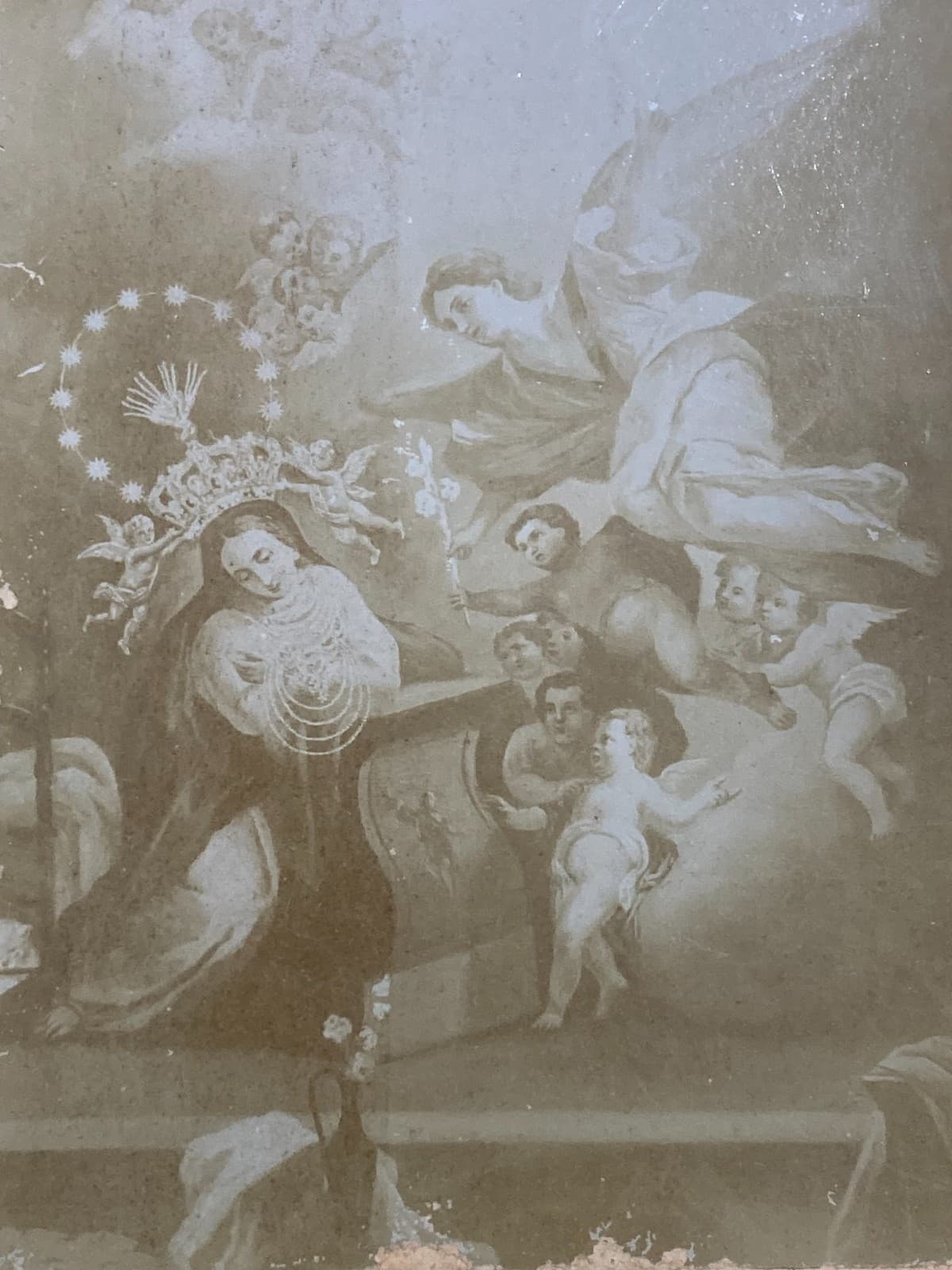 Arte Devozionale: Napoli, Madonna Dell'Annunziata, Incoronazione 1915, Rara Fotografia