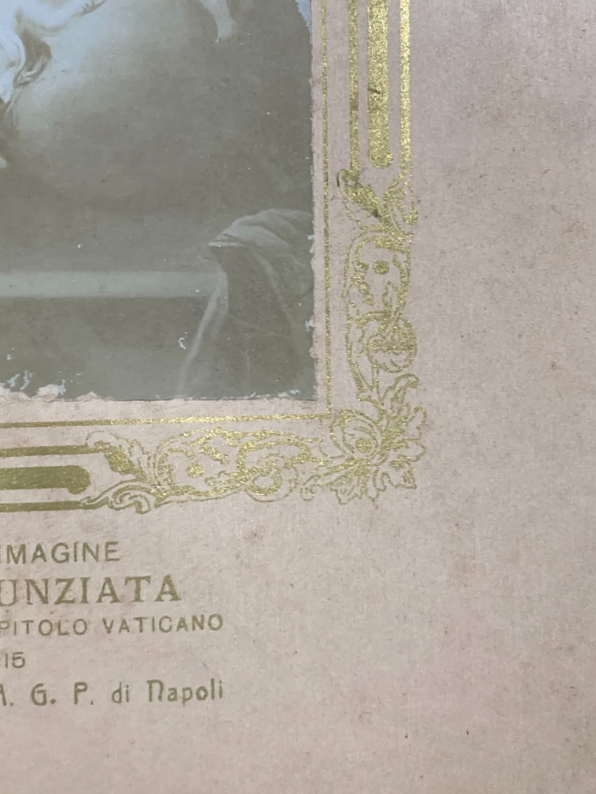 Arte Devozionale: Napoli, Madonna Dell'Annunziata, Incoronazione 1915, Rara Fotografia