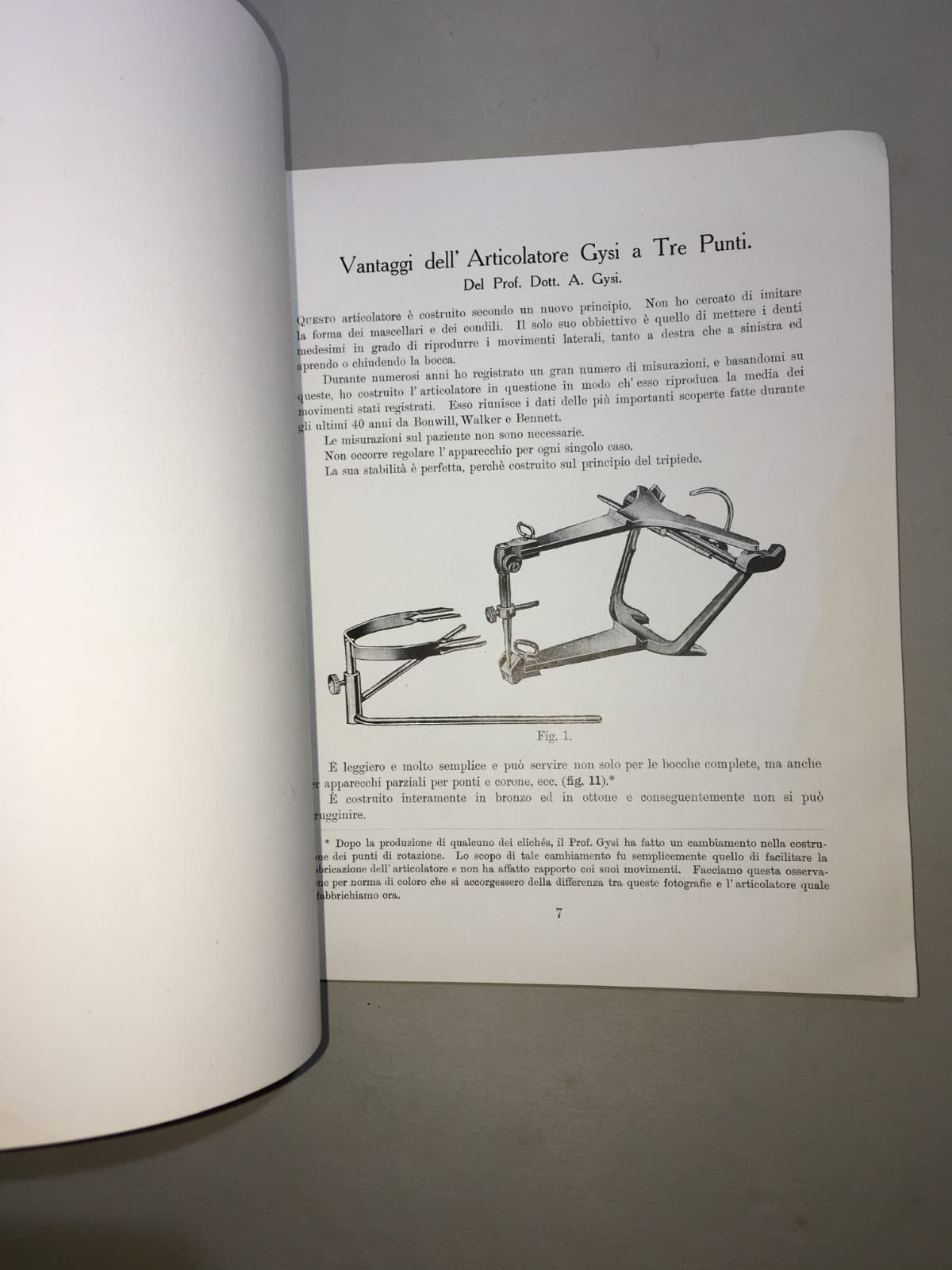 Montaggio Di Apparecchi Con Denti Anatoform E Blocchi Gysi. Metodo Del Dr. Gysi (Anni '30)