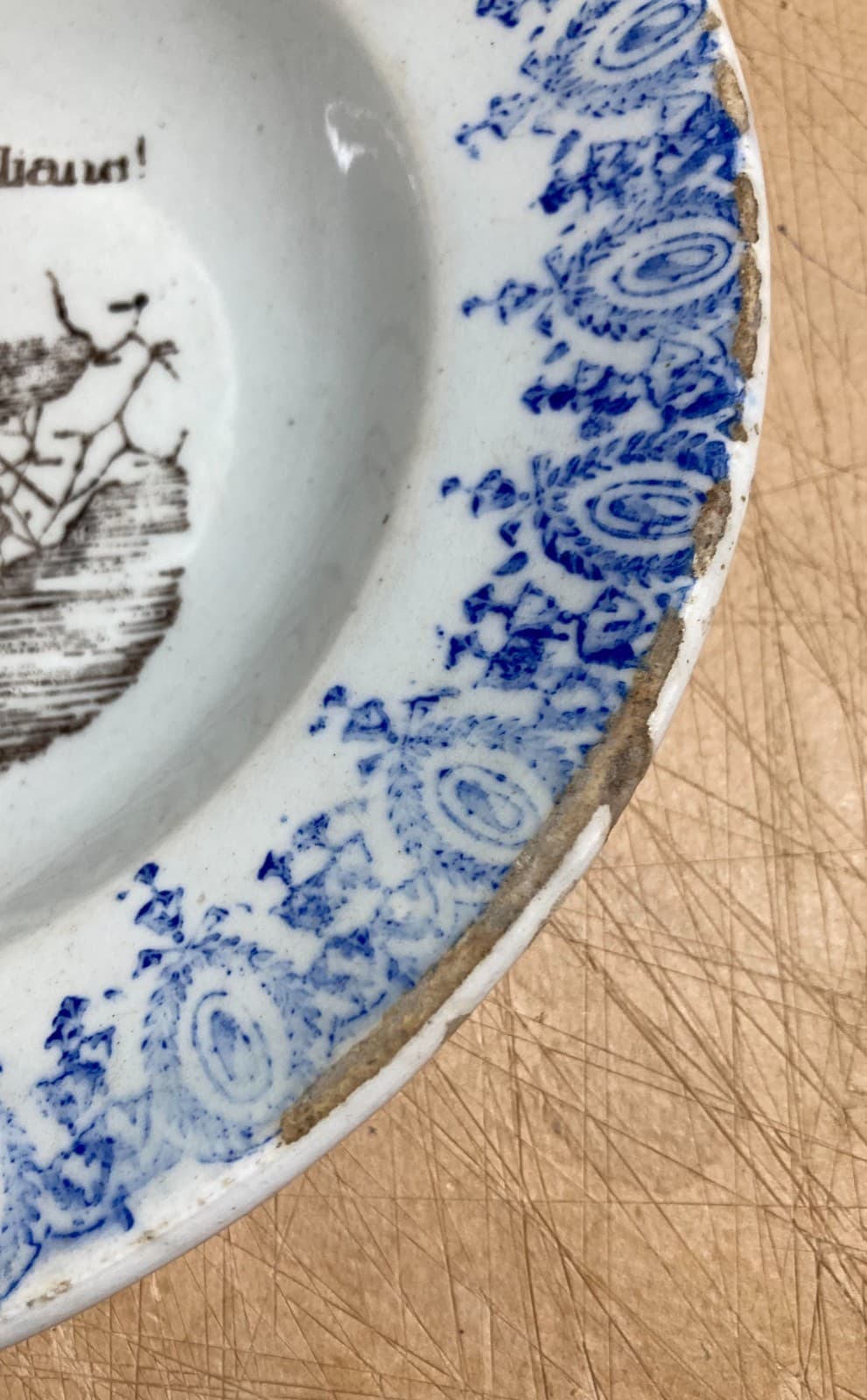 Africa, Colonie: Tripoli Italiana. Piatto In Ceramica Con Illustrazione Coloniale Di Beltrandi, Mondovì